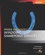 Obálka publikace Inside Microsoft Windows SharePoint Services 3.0